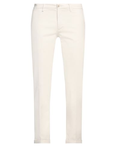 Re-hash Re_hash Man Pants Ivory Size 36 Cotton, Lyocell, Elastane In White