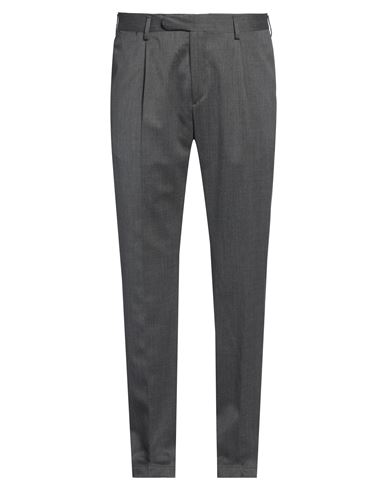 Devore Incipit Man Pants Charcoal Size 38 Wool, Polyester, Elastane In Gray