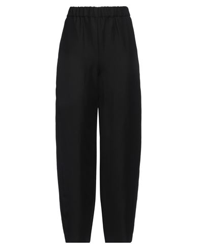 Fabiana Filippi Woman Pants Black Size 4 Viscose, Linen In Black