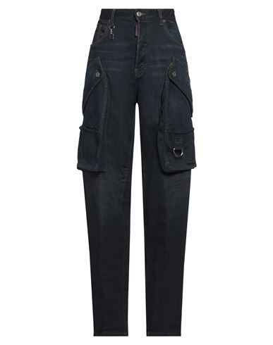 Dsquared2 Woman Jeans Blue Size 6 Cotton, Elastane In Blue