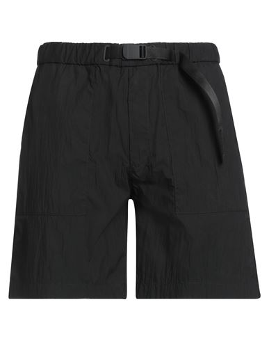 MONOBI MONOBI MAN SHORTS & BERMUDA SHORTS BLACK SIZE L COTTON, POLYAMIDE 