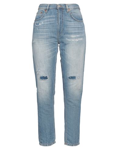 Dondup Woman Jeans Blue Size 31 Cotton, Linen In Blue