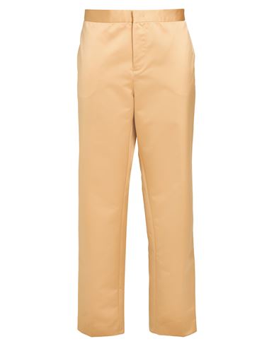 Fabiana Filippi Straight-leg Satin Trousers In Beige