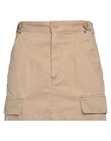 ISABEL MARANT ISABEL MARANT WOMAN MINI SKIRT SAND SIZE 10 COTTON 