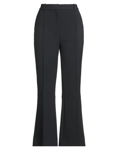 Shop Victoria Beckham Woman Pants Black Size 10 Polyester, Virgin Wool, Polyamide, Elastane