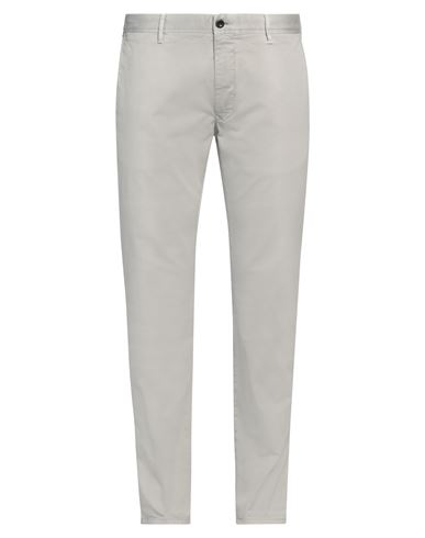 Incotex Man Pants Light Grey Size 38 Cotton, Elastane In Grey