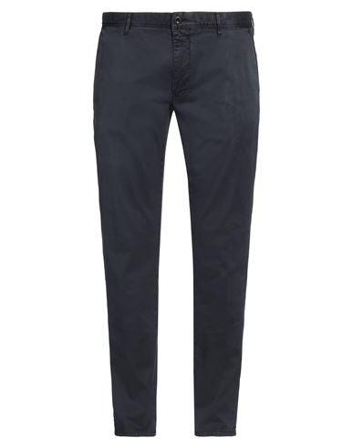 Incotex Man Pants Navy Size 35 Cotton, Elastane In Navy