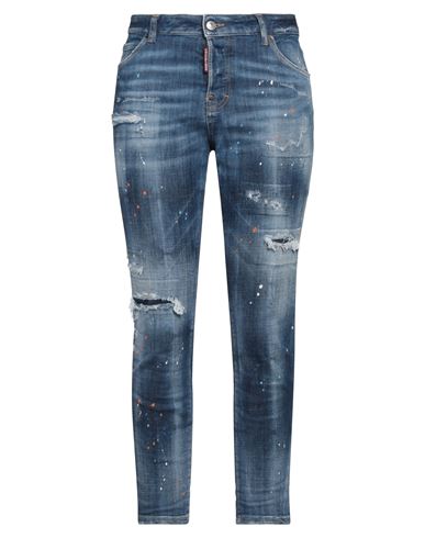Dsquared2 Woman Jeans Blue Size 6 Cotton, Polyester, Elastane