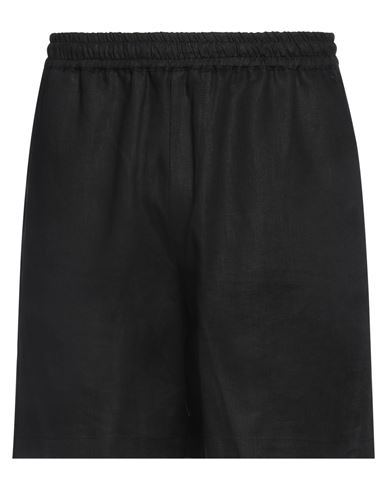 GOLDEN CRAFT 1957 GOLDEN CRAFT 1957 MAN SHORTS & BERMUDA SHORTS BLACK SIZE 4 LINEN 