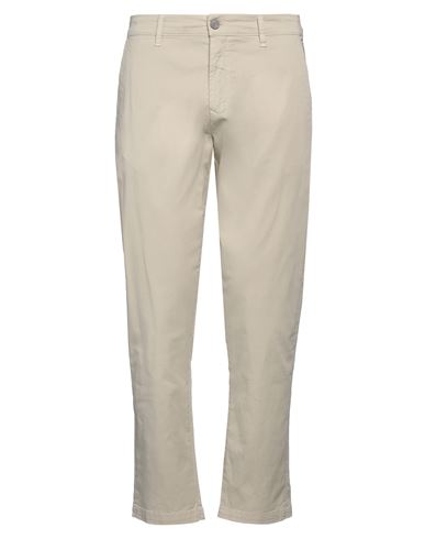 Jeckerson Man Pants Beige Size 35 Cotton, Elastane In Beige