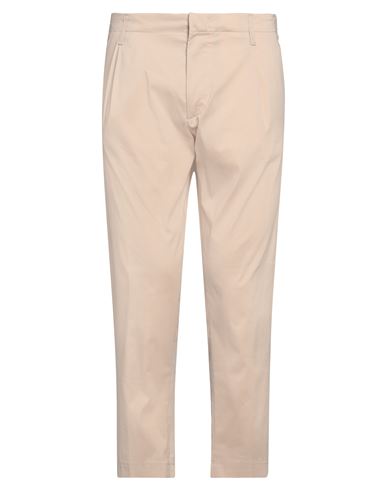 Dondup Man Pants Beige Size 34 Cotton, Polyamide, Elastane In Beige