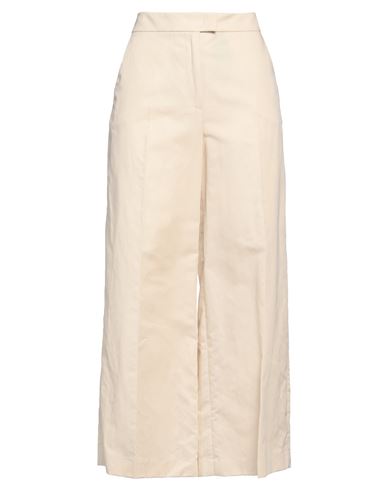 PT TORINO PT TORINO WOMAN PANTS BEIGE SIZE 4 COTTON, LINEN 