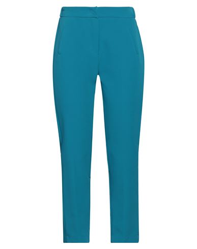 Kontatto Woman Pants Azure Size Xs Polyester, Elastane In Blue