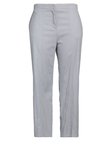 Kaos Woman Pants Light Blue Size 10 Viscose, Linen, Cotton, Elastane In Blue