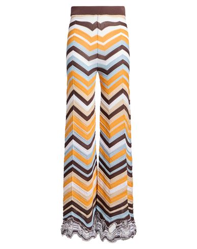 Jucca Woman Pants Orange Size M Cotton, Viscose, Polyamide, Polyester
