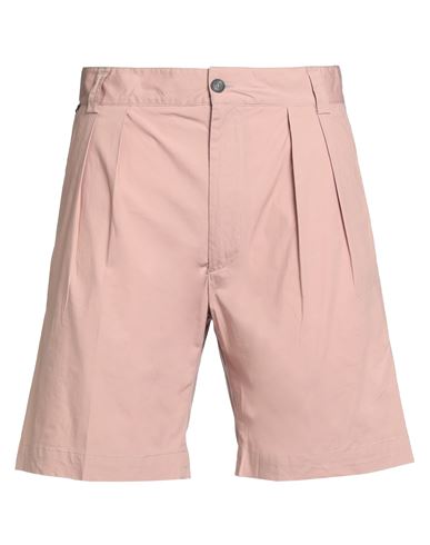 MESSAGERIE MESSAGERIE MAN SHORTS & BERMUDA SHORTS ANTIQUE ROSE SIZE 36 COTTON, ELASTANE 