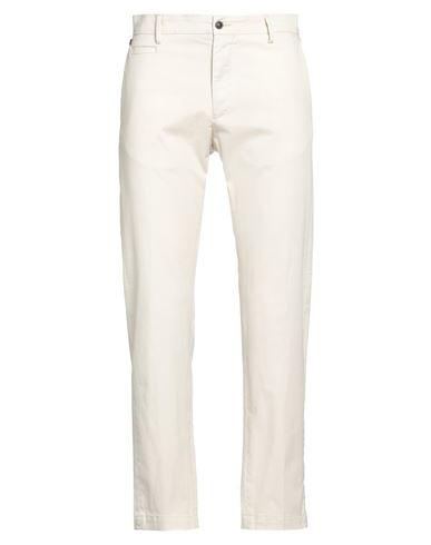 Messagerie Man Pants Ivory Size 32 Cotton, Elastane