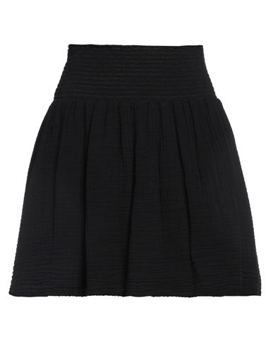 Shop Michael Stars Woman Mini Skirt Black Size S Cotton