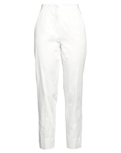 Beatrice B Beatrice .b Woman Pants White Size 6 Cotton, Elastane In White