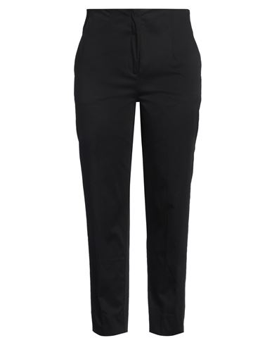 Beatrice B Beatrice .b Woman Pants Black Size 8 Cotton, Elastane In Black
