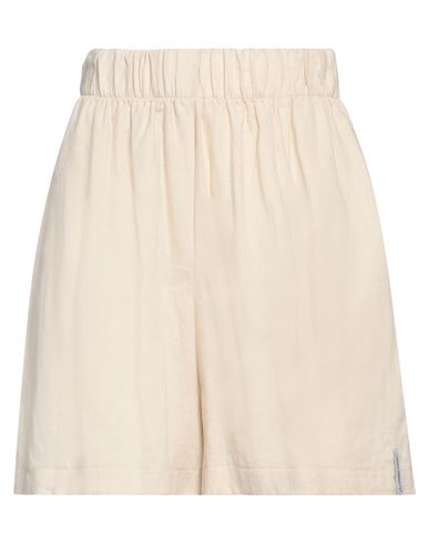 HINNOMINATE HINNOMINATE WOMAN SHORTS & BERMUDA SHORTS BEIGE SIZE XS LINEN, VISCOSE 