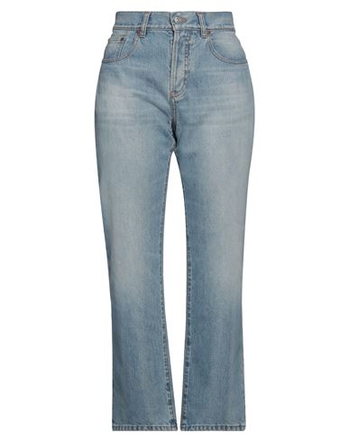 Shop Victoria Beckham Woman Jeans Blue Size 30 Cotton