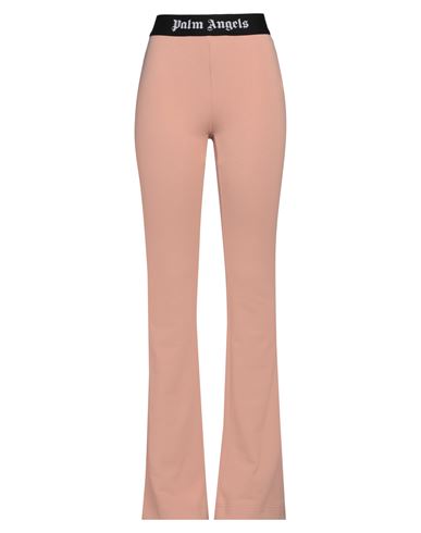Palm Angels Woman Pants Salmon Pink Size M Cotton, Polyamide, Polyester, Elastane In Salmon Pink