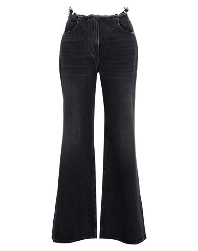 Givenchy Woman Jeans Black Size 27 Cotton In Black