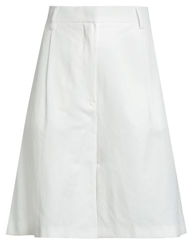 Weekend Max Mara Woman Shorts & Bermuda Shorts White Size 10 Cotton, Linen