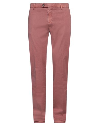 Barmas Man Pants Antique Rose Size 31 Linen, Cotton, Elastane In Pink