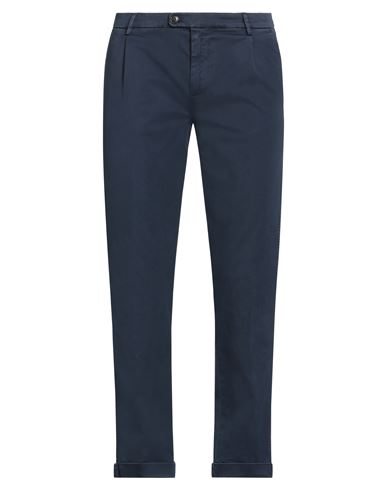 Barmas Man Pants Midnight Blue Size 33 Cotton, Elastane In Blue