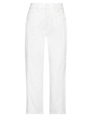 7 For All Mankind Woman Jeans White Size 27 Cotton, Elastane In White