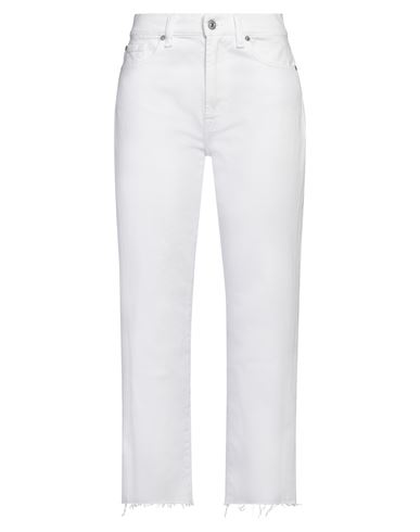 7 For All Mankind Josefina White Jeans In White