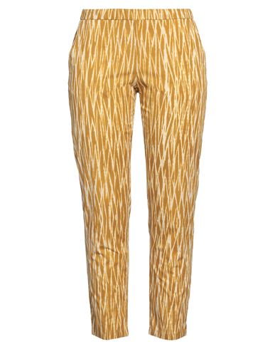 Hartford Woman Pants Ocher Size 4 Cotton In Yellow