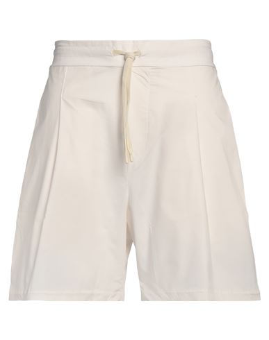 A Paper Kid Man Shorts & Bermuda Shorts White Size L Cotton In White