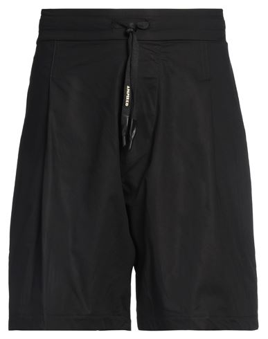 A Paper Kid Man Shorts & Bermuda Shorts Black Size S Cotton In Black