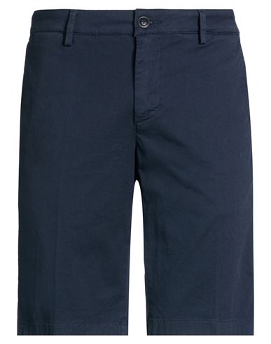 Teleria Zed Man Shorts & Bermuda Shorts Navy Size 40 Cotton, Elastane