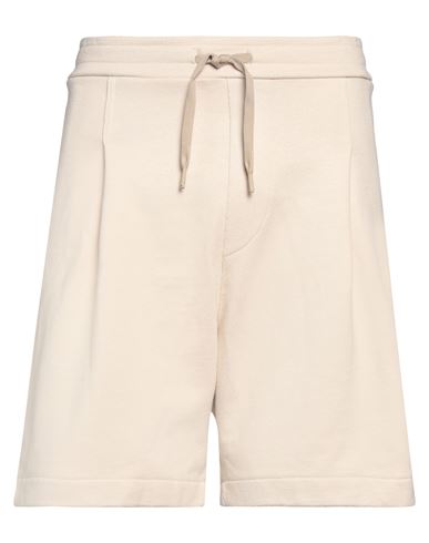 A Paper Kid Man Shorts & Bermuda Shorts Beige Size L Cotton In Neutral