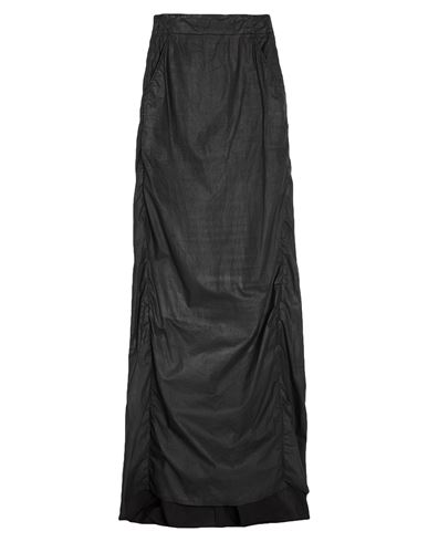 Ann Demeulemeester Woman Maxi Skirt Black Size 8 Cotton