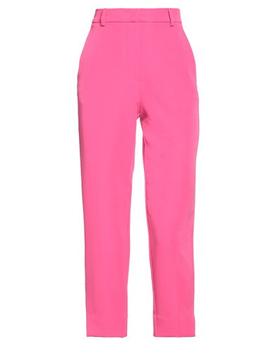 Solotre Woman Pants Fuchsia Size 2 Polyester, Elastane In Pink