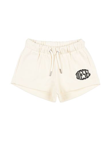 Diesel Toddler Girl Shorts & Bermuda Shorts Ivory Size 6 Cotton In White