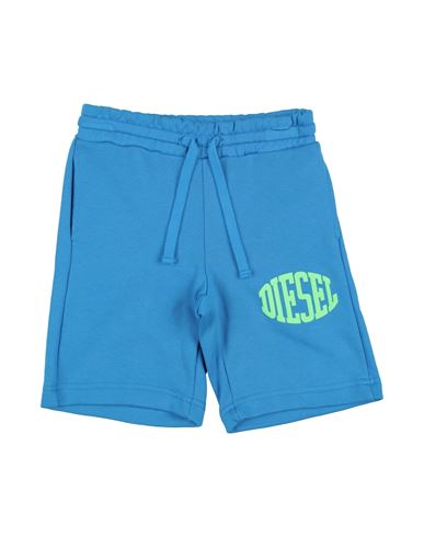 Diesel Toddler Boy Shorts & Bermuda Shorts Azure Size 6 Cotton In Blue