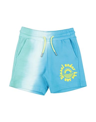 Diesel Toddler Boy Shorts & Bermuda Shorts Azure Size 6 Cotton In Blue