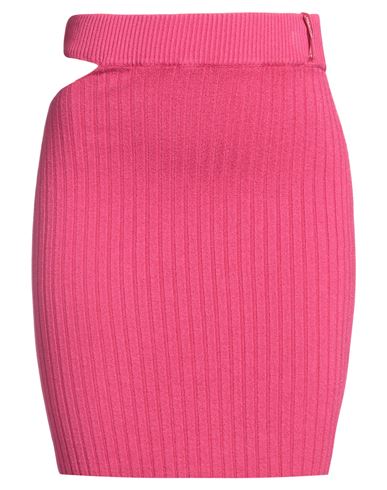 Hinnominate Woman Mini Skirt Fuchsia Size Xs Viscose, Elastane In Multi