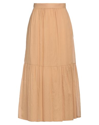 Kaos Woman Maxi Skirt Sand Size 6 Cotton In Beige