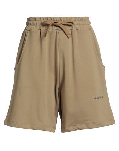 Hinnominate Woman Shorts & Bermuda Shorts Light Brown Size M Cotton