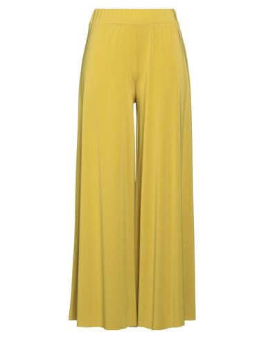 Kaos Woman Pants Mustard Size 8 Acetate, Polyamide, Elastane
