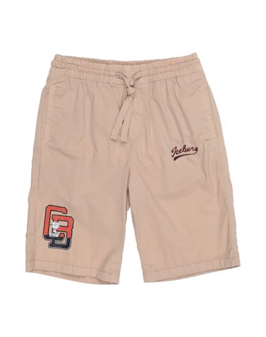 Iceberg Toddler Boy Shorts & Bermuda Shorts Beige Size 6 Cotton, Elastane In Beige