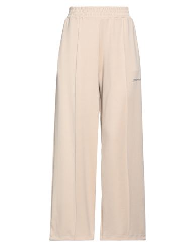 Hinnominate Woman Pants Sand Size L Polyester, Modal, Elastane In Beige