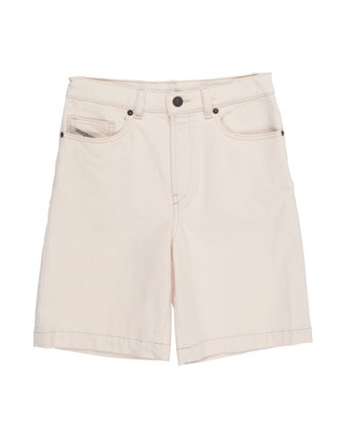 Diesel Toddler Boy Denim Shorts Ivory Size 6 Cotton, Elastane In White